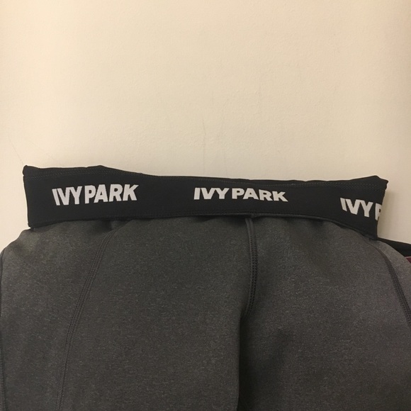 Ivy Park Dark Gray Capri Cropped Leggings - Picture 6 of 9